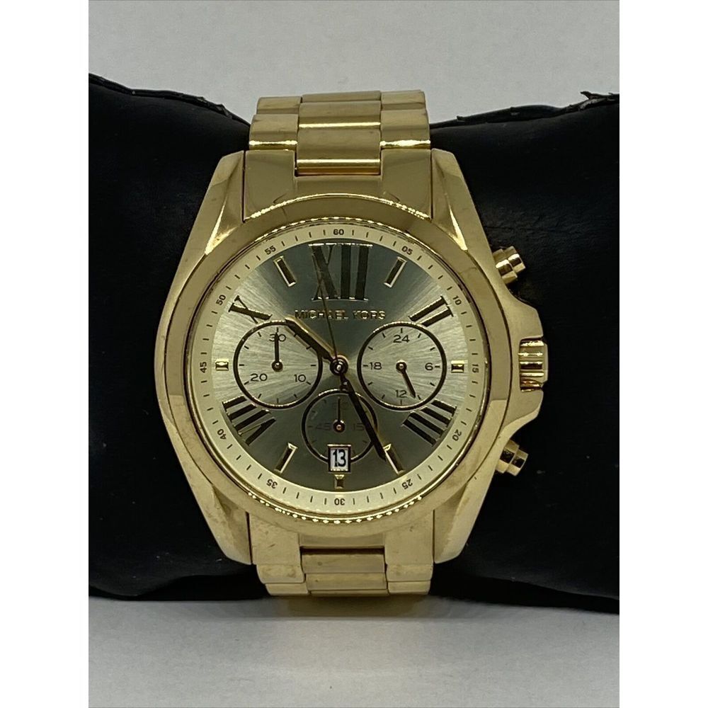 Michael Kors Bradshaw MK5605 Women Stainless Steel Analog Dial Wrist Watch MP706 - Picture 3 of 12